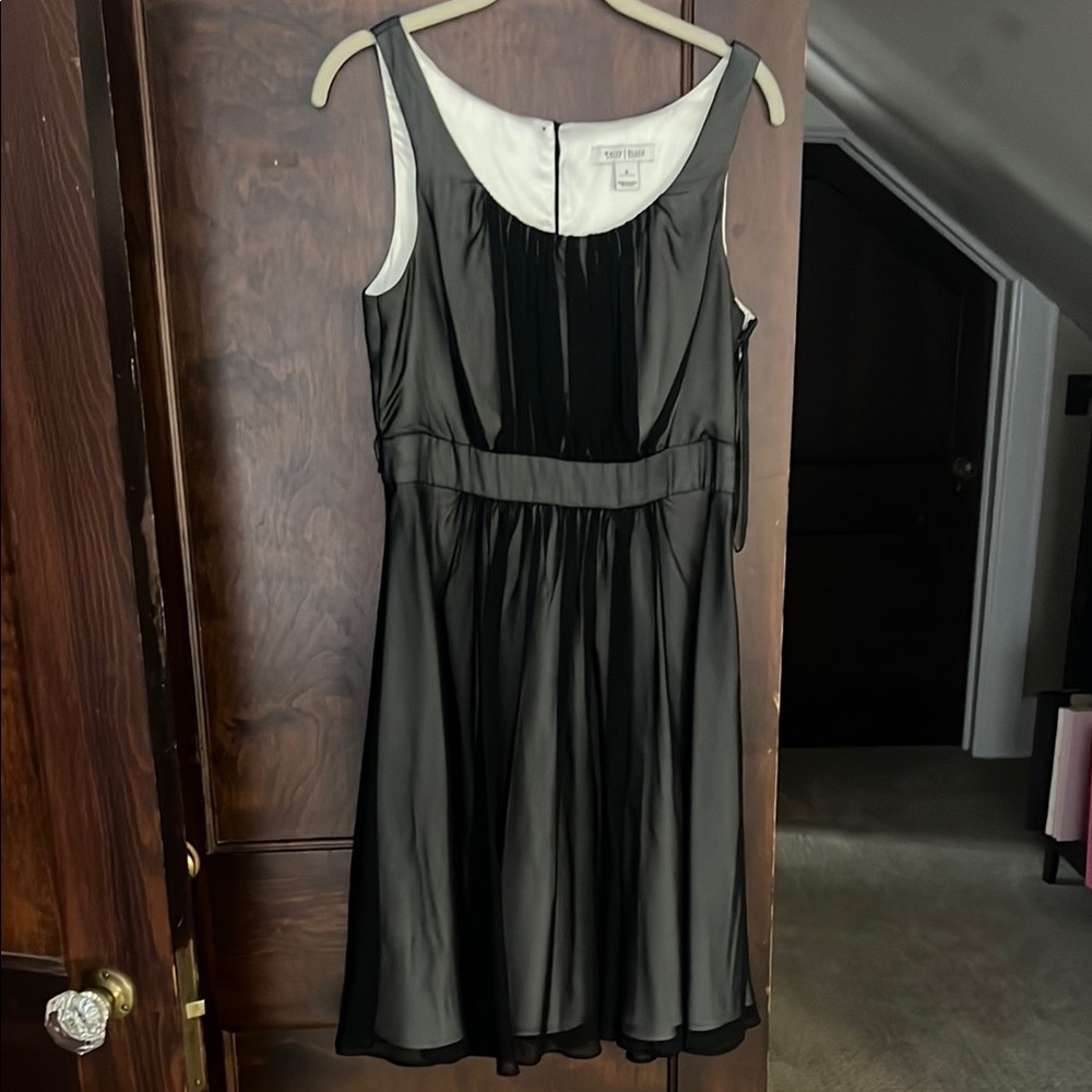 White House/Black Market Black Sleeveless Dress
